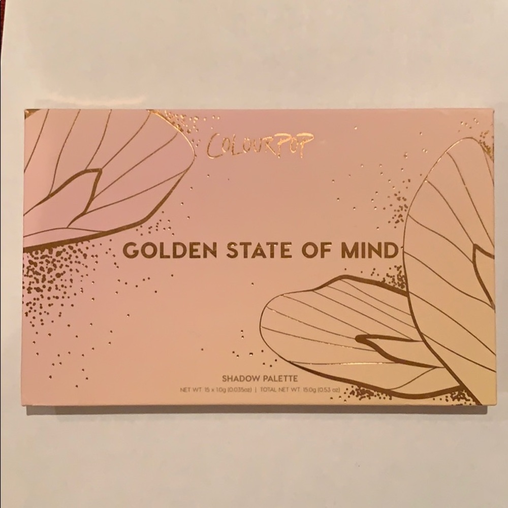Colorpop golden state of mind eyeshadow palette